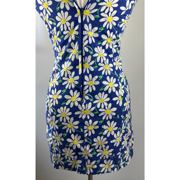 Lilly Pulitzer Floral Daisy Shift Dress Sleeveless Size 8 Vintage Y2k 90's 00's - Picture 4 of 16